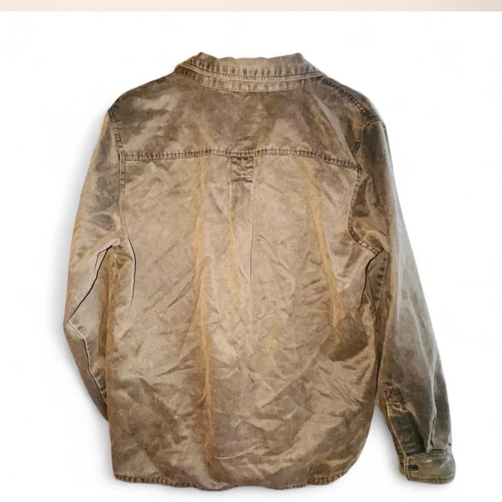 Legendary Whitetails Journeyman rugged shirt jacket Flannel lined workwear Med